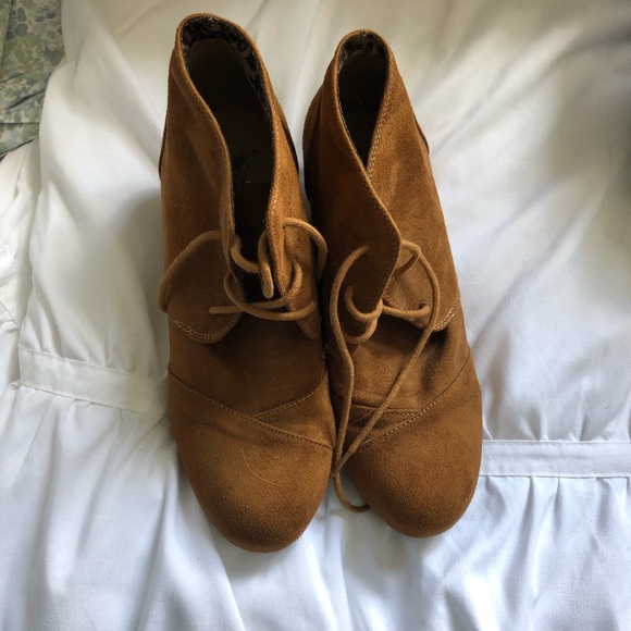 Suede Heeled Booties - Picture 2 of 4